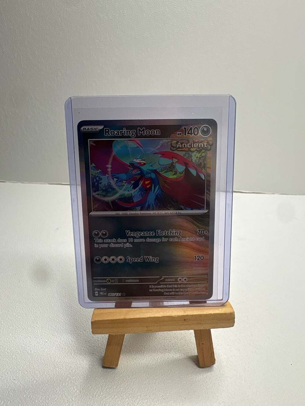 2025 Pokemon Scarlet&Violet: Prismatic Evolutions Roaring Moon #065/131 Pokeholo